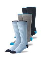 3-Pack Everyday Extended Crew Socks