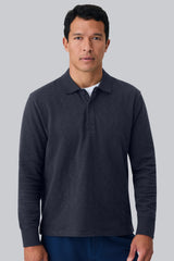 Heavyweight Slub Long Sleeve Polo