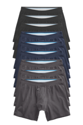 9-Pack SILVER Boxer Briefs