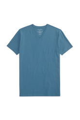 SILVER V-Neck T-Shirt