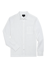 SILVER Jersey Button Up