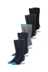 5-Pack Everyday Extended Crew Socks
