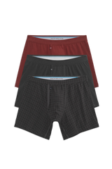 3-Pack SILVER Boxer Briefs