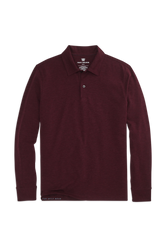 SILVER Long Sleeve Polo