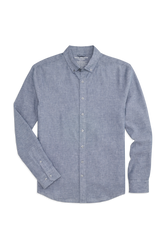 Tech Linen Button Up
