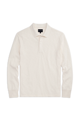 Heavyweight Slub Long Sleeve Polo
