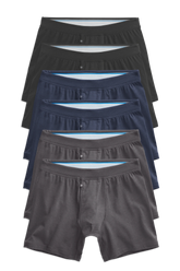 6-Pack SILVER Boxer Briefs