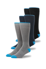 3-Pack Everyday Extended Crew Socks