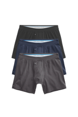 3-Pack SILVER Boxer Briefs