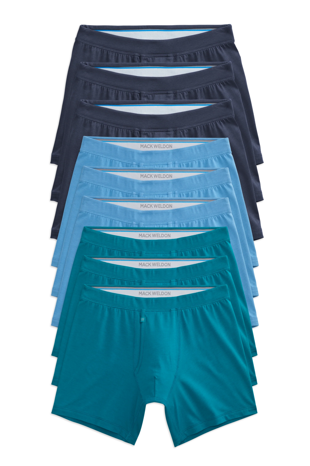 9-Pack SILVER Boxer Briefs