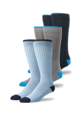 3-Pack Everyday Extended Crew Socks