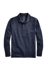 SILVER Long Sleeve Polo