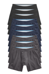9-Pack SILVER Boxer Briefs