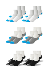 6-Pack Everyday No Show Sock
