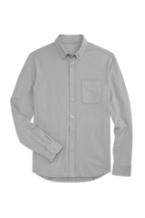 SILVER Pique Button Up