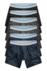 6-Pack 18-Hour Jersey Boxer Briefs