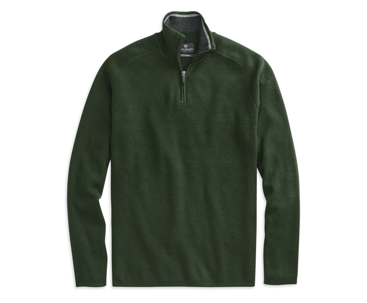 Tech Merino Quarter-Zip Sweater