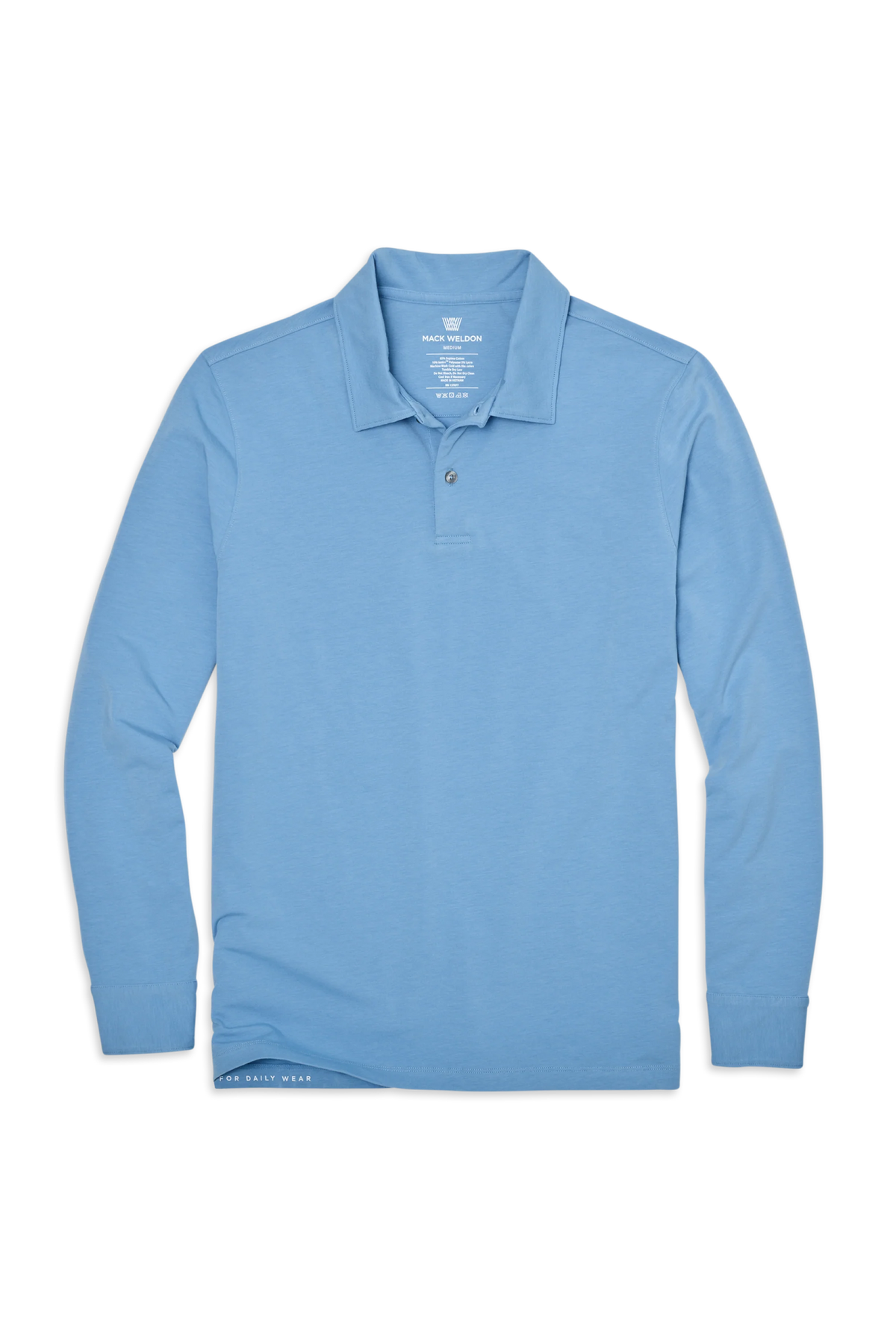 SILVER Long Sleeve Polo