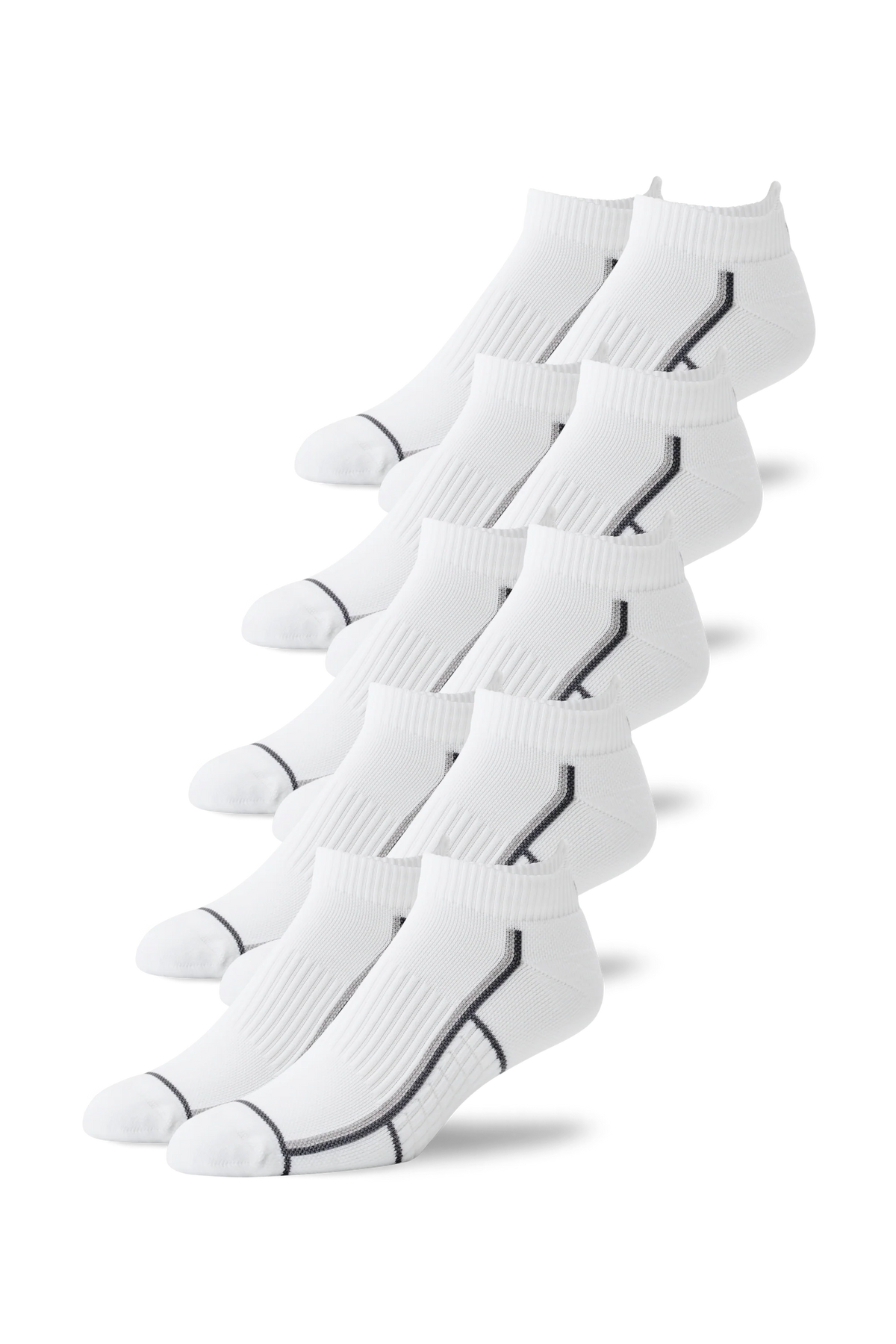 5-Pack AIRKNITˣ High Ankle Socks