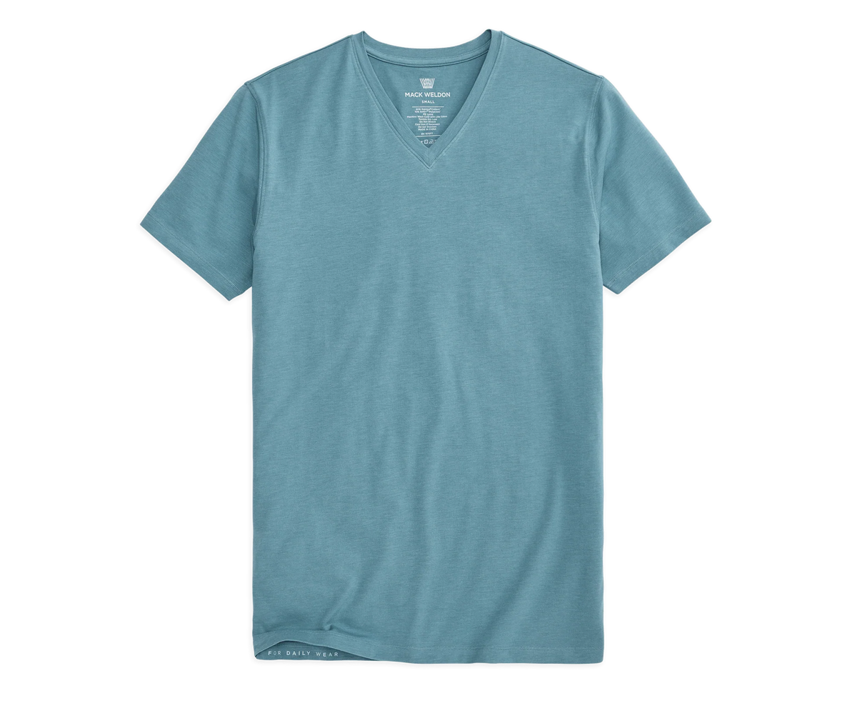SILVER V-Neck T-Shirt
