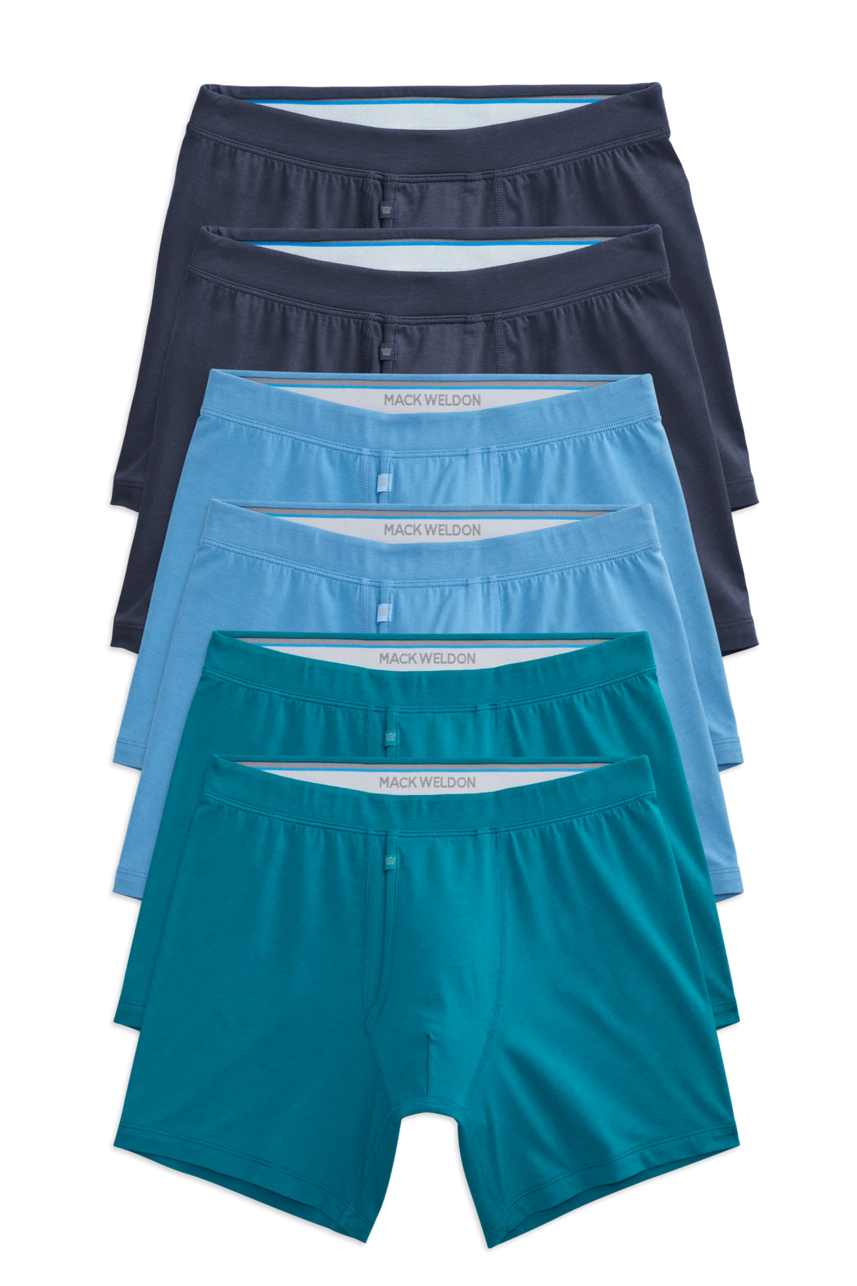 6-Pack SILVER Boxer Briefs