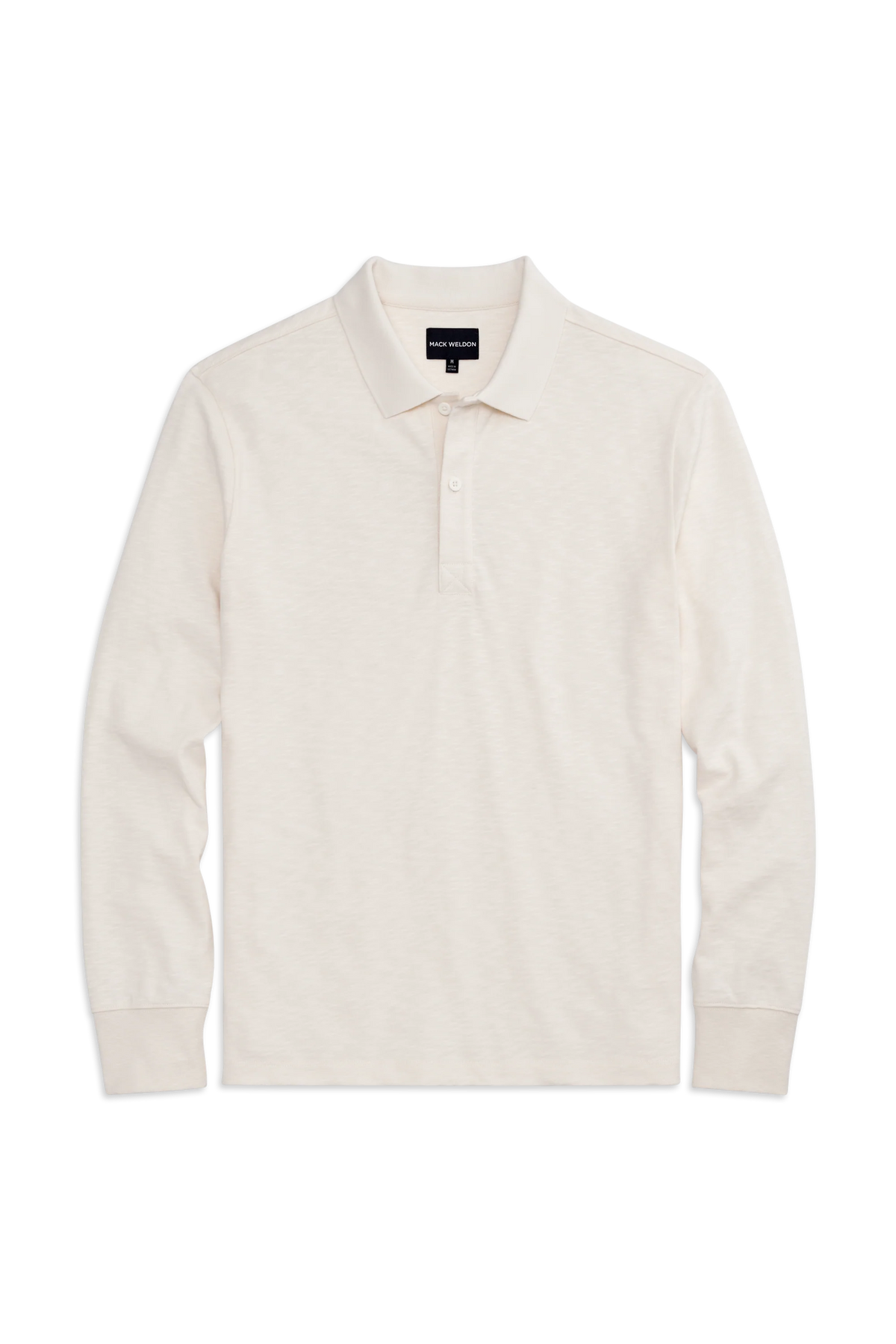 Heavyweight Slub Long Sleeve Polo