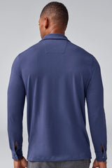 SILVER Long Sleeve Polo
