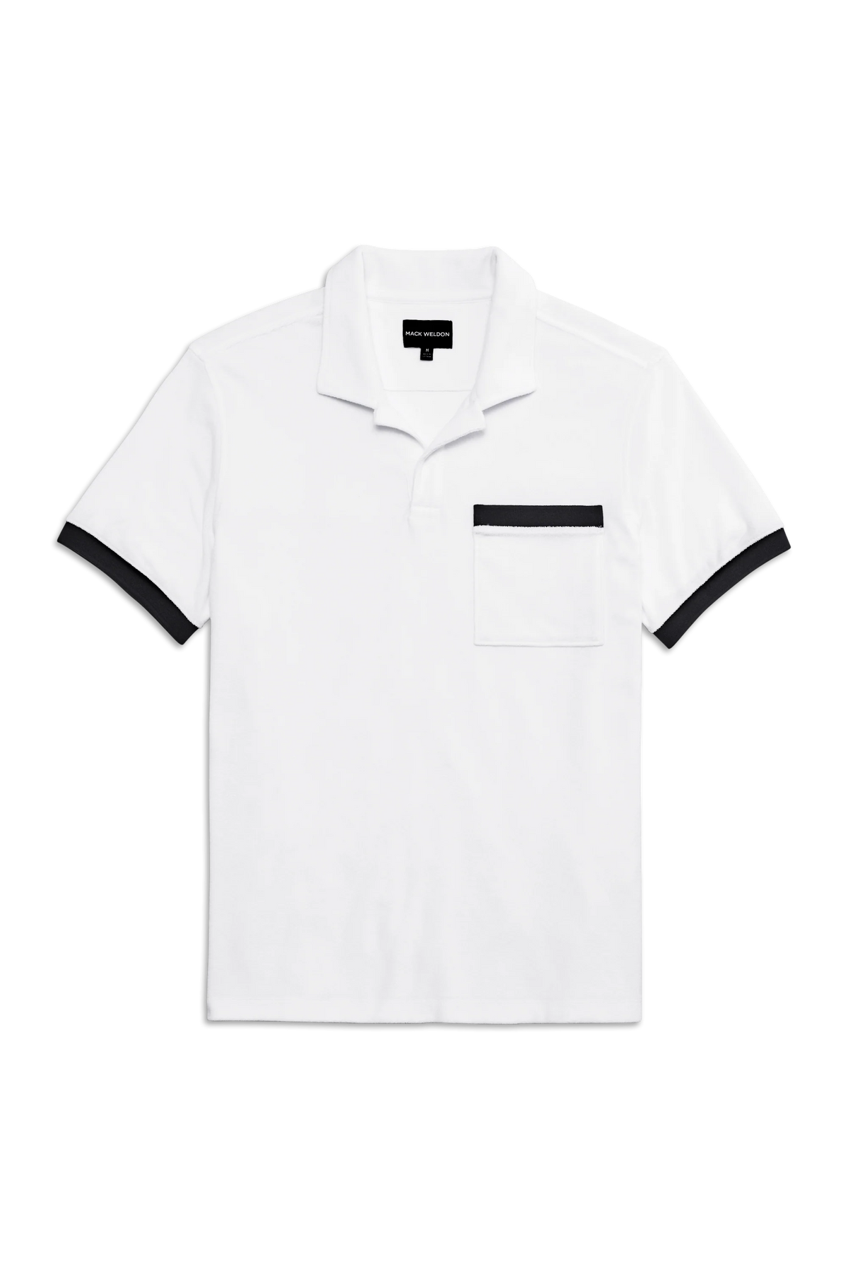 Terry Cloth Johnny Collar Polo